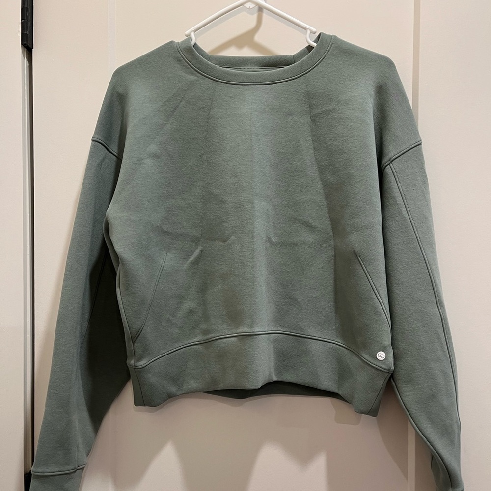 Calia Sage Green Crewneck Sweatshirt